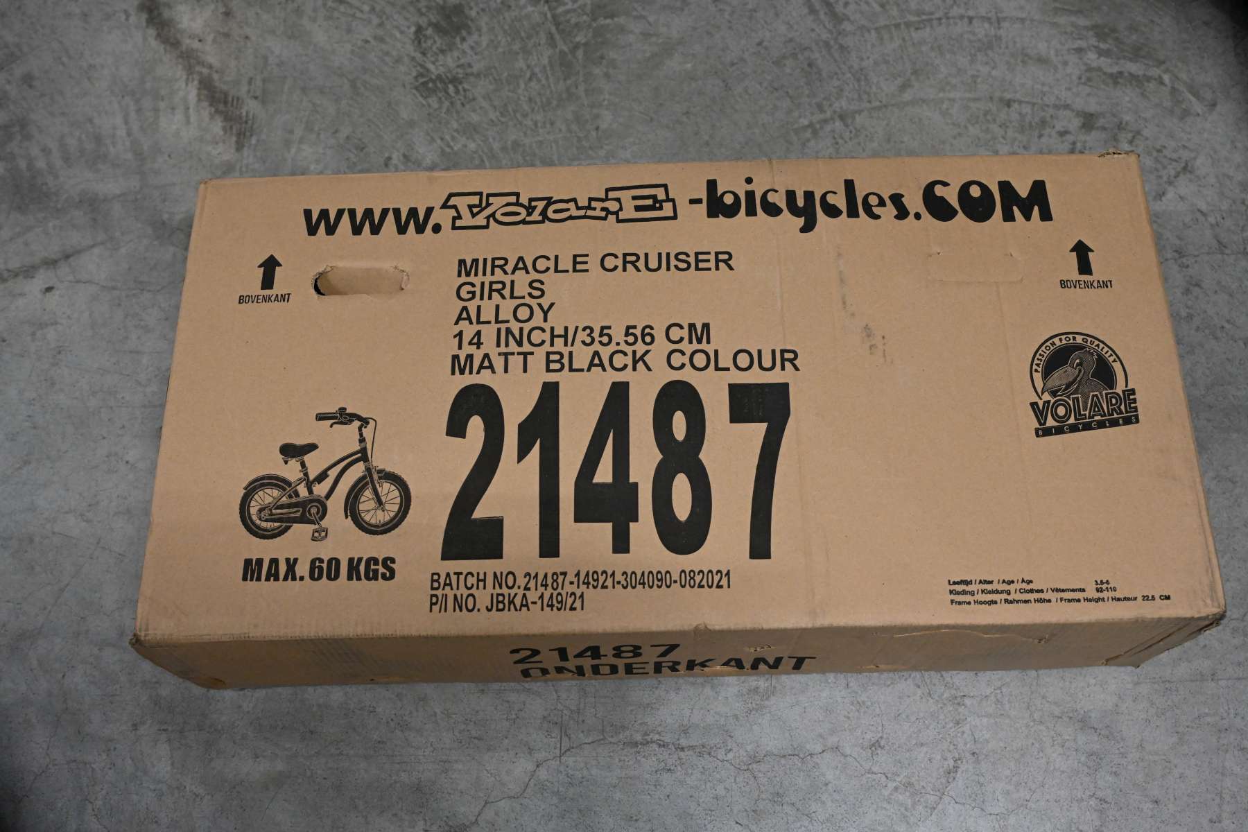 Volare Miracle Kinderfiets - Prime Collection - Afbeelding 15