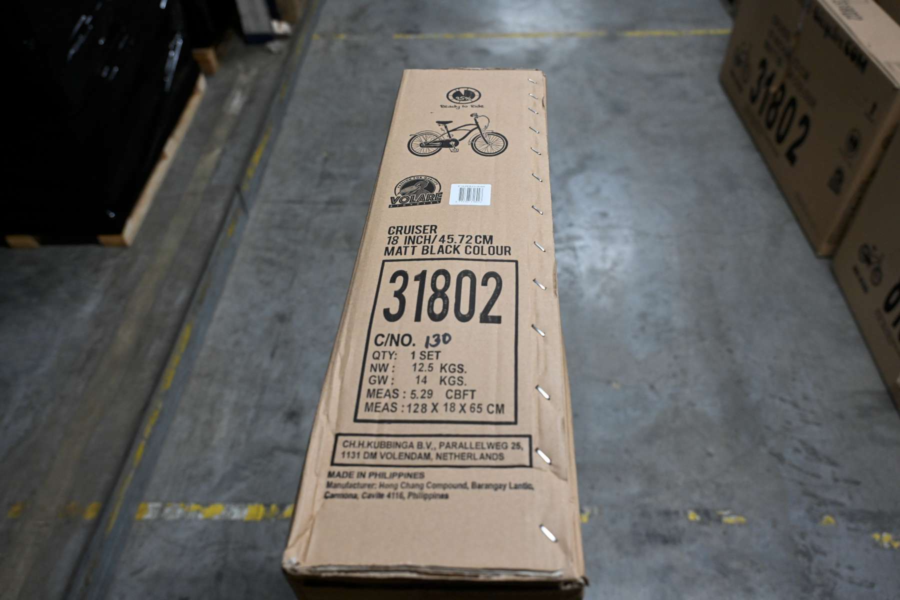 Volare Black Cruiser Kinderfiets - 95% afgemonteerd - Afbeelding 12