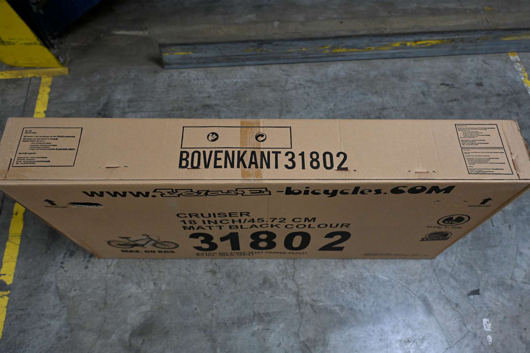 Volare Black Cruiser Kinderfiets - 95% afgemonteerd - Afbeelding 13