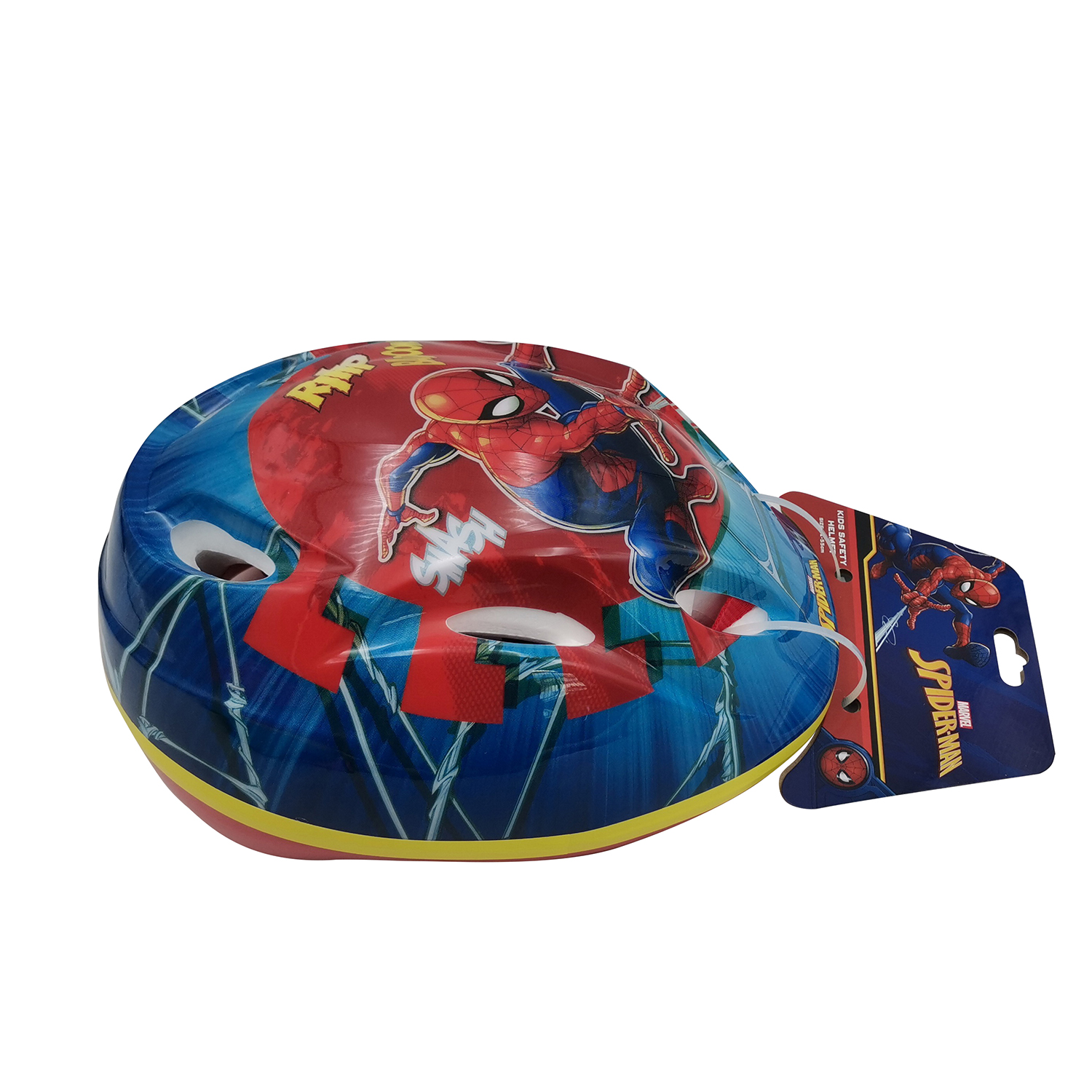 Marvel Spiderman Fietshelm - Blauw Rood - 51 - 55 cm - Afbeelding 6