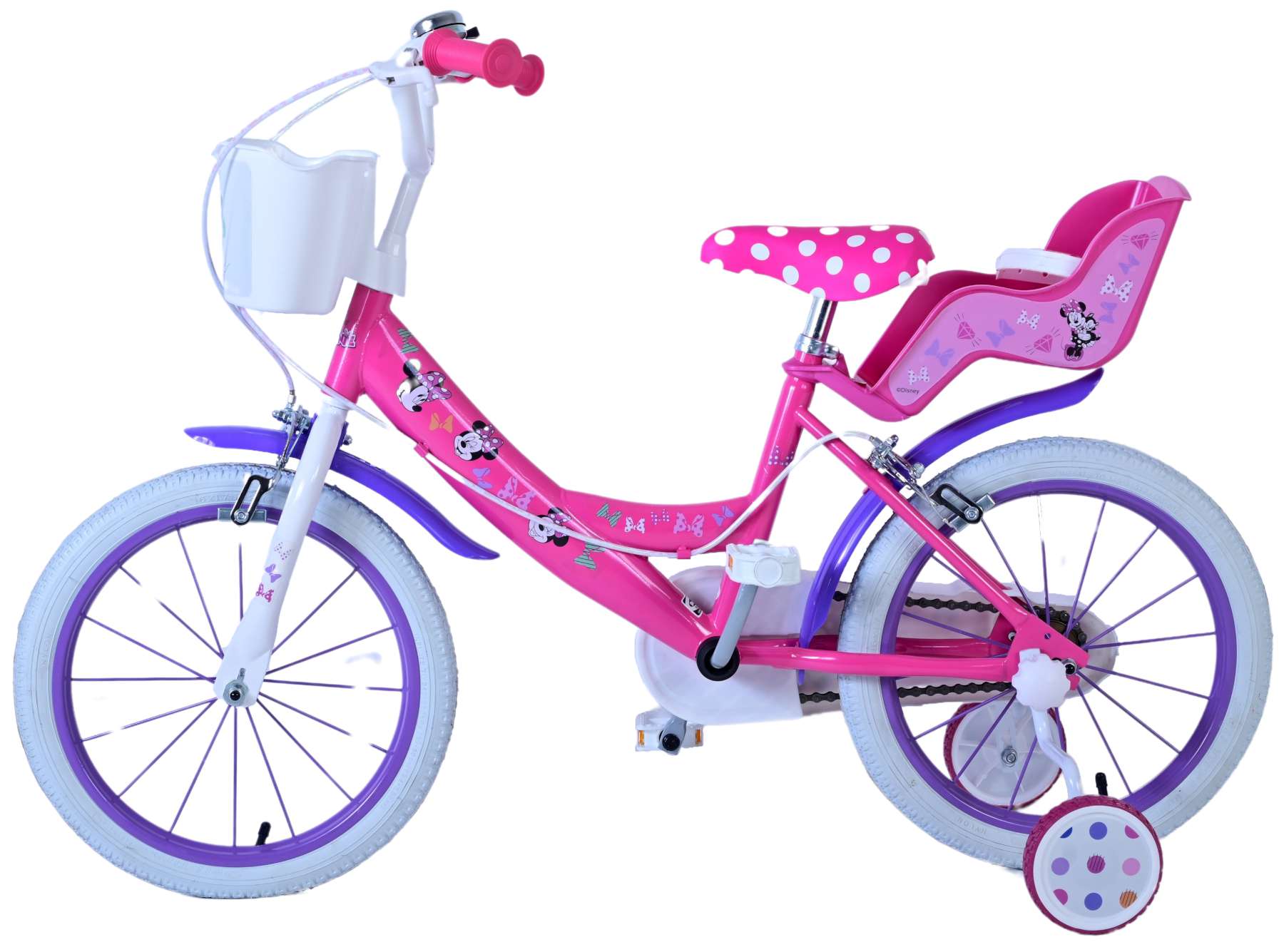Minnie Cutest Ever! Kinderfiets - Twee handremmen - Afbeelding 7