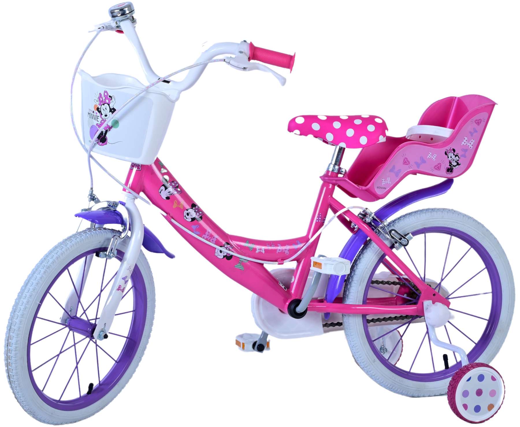 Minnie Cutest Ever! Kinderfiets - Twee handremmen - Afbeelding 8