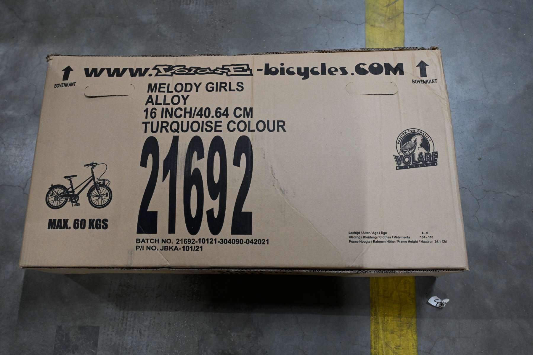 Volare Melody Kinderfiets - Prime Collection - Afbeelding 16