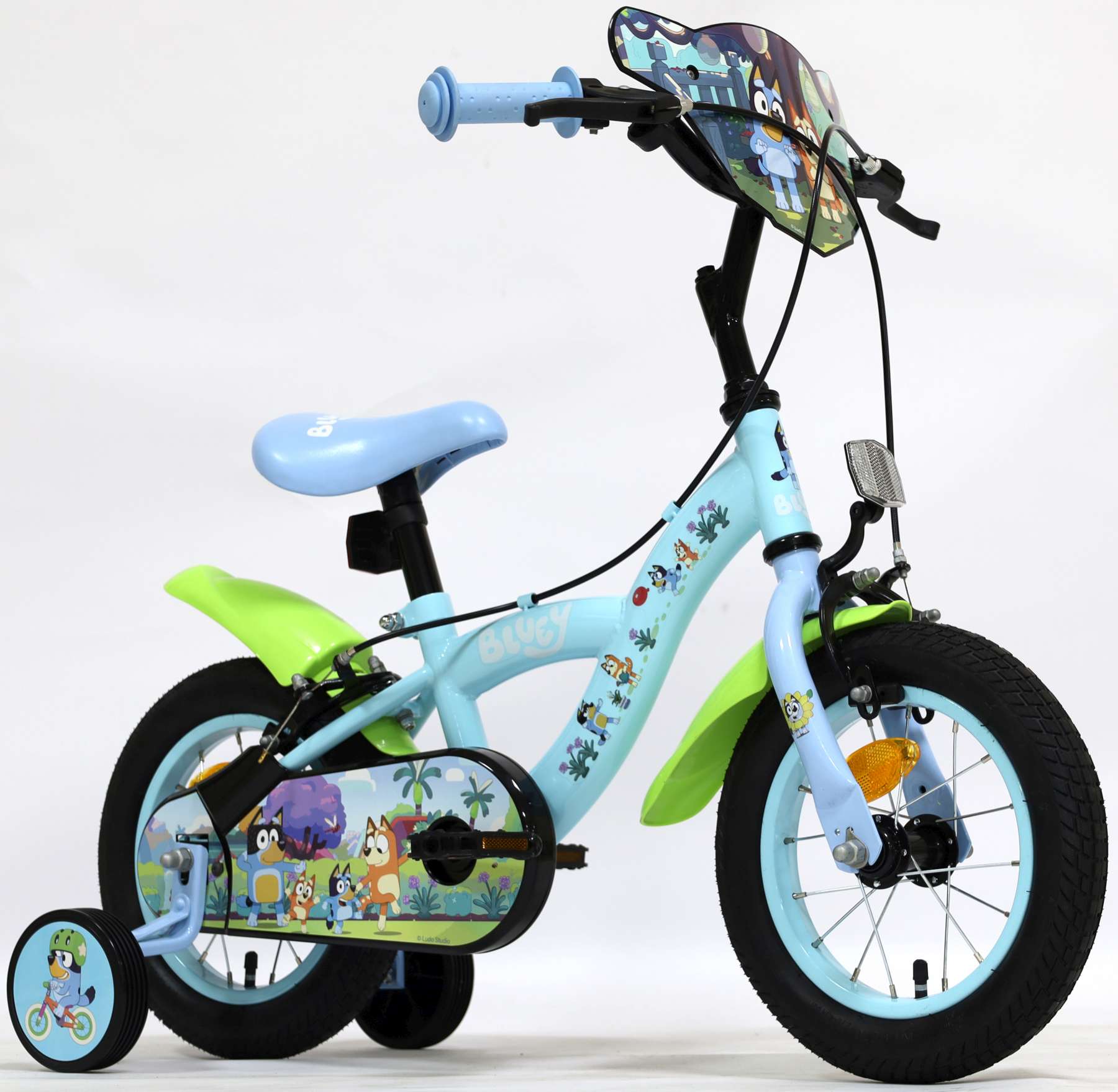 Bluey Kinderfiets 12 inch - Twee handremmen - Afbeelding 2