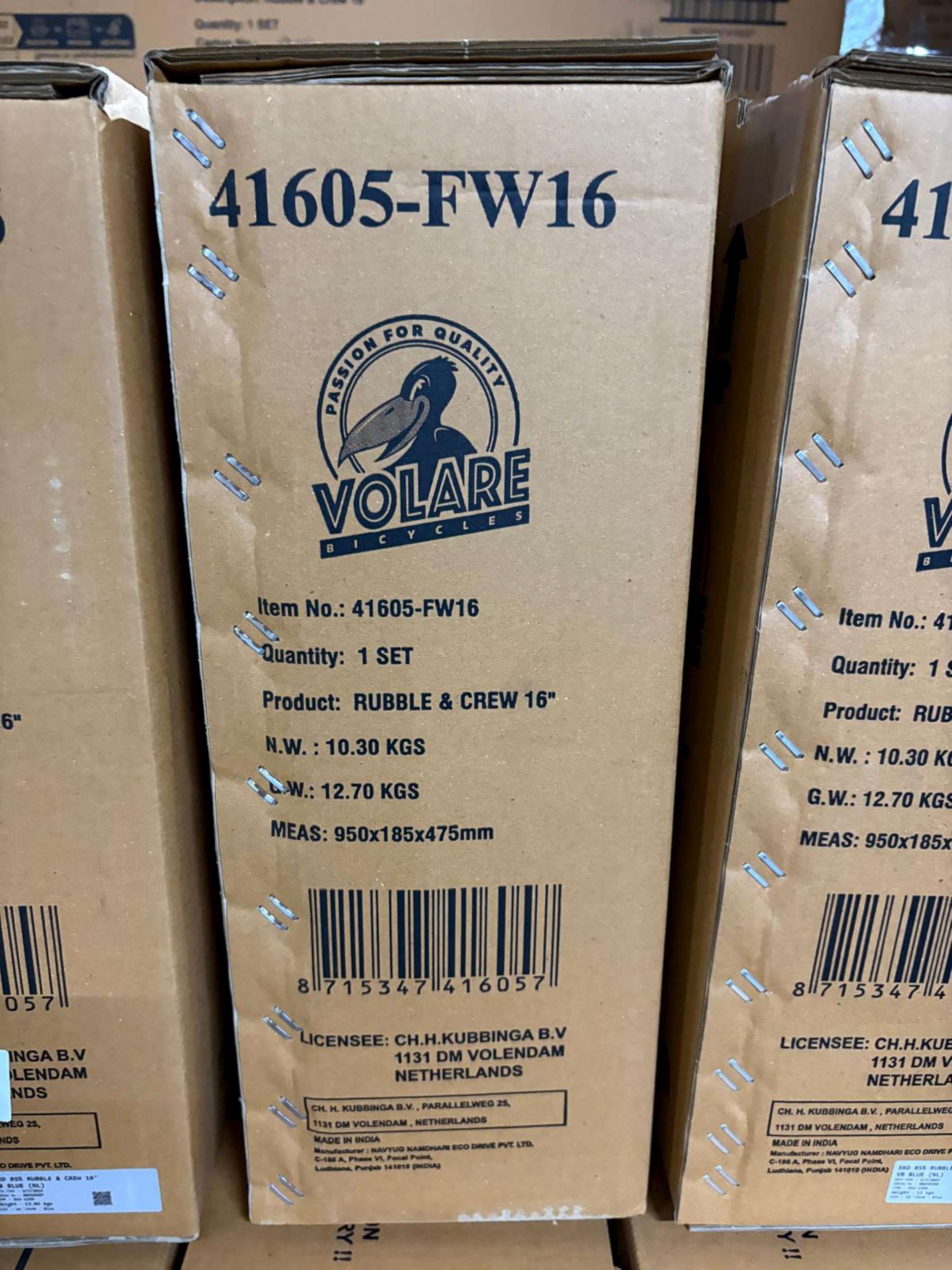 Rubble & Crew Kinderfiets - Twee handremmen - Afbeelding 11