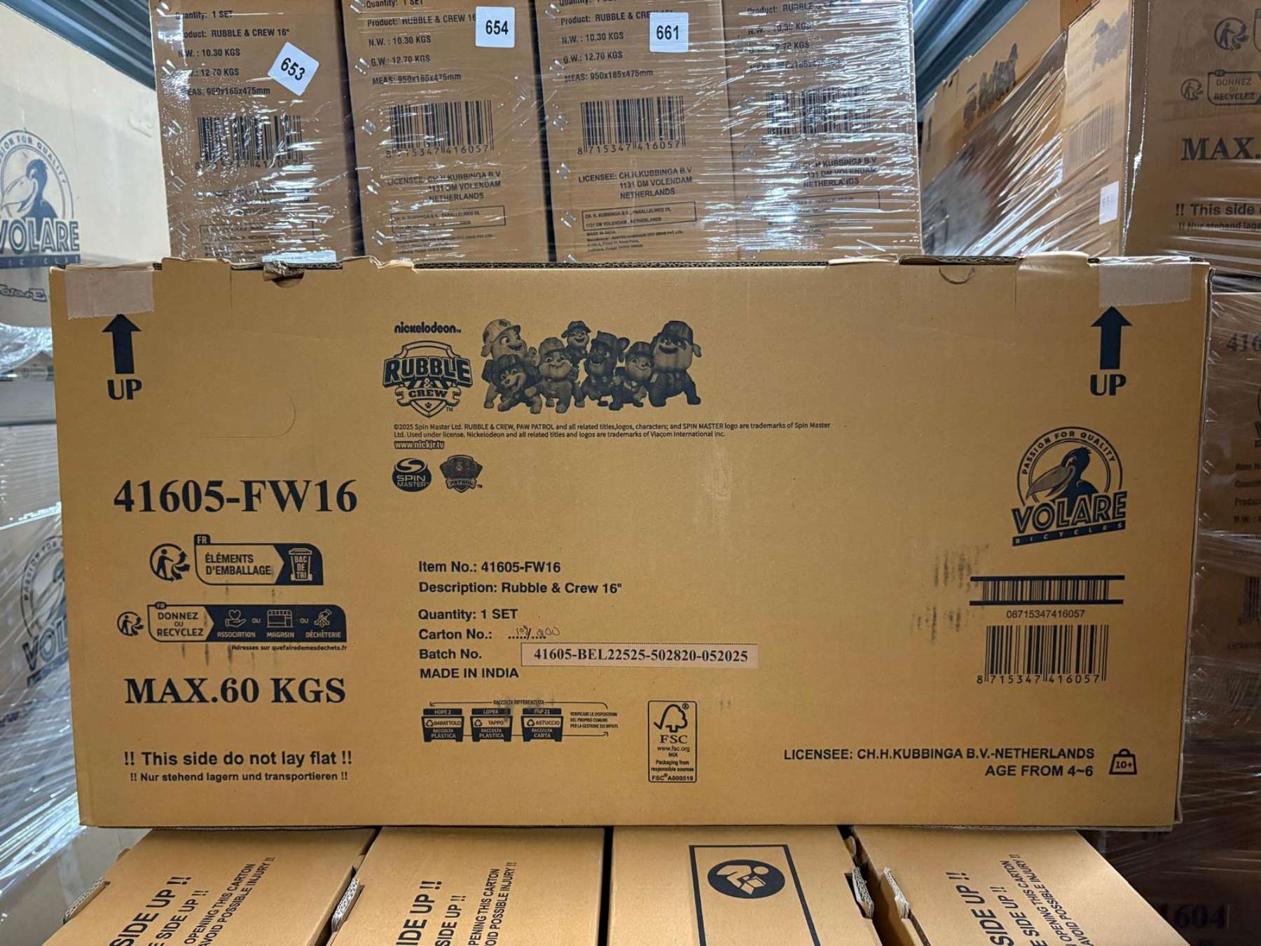 Rubble & Crew Kinderfiets - Twee handremmen - Afbeelding 13