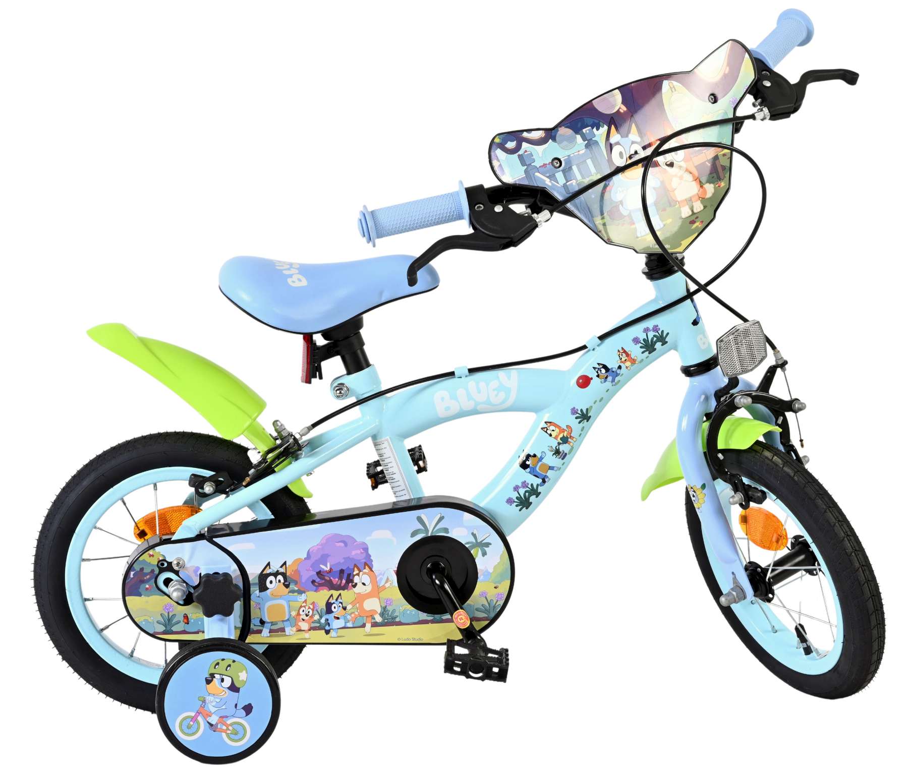 Bluey Kinderfiets 12 inch - Twee handremmen - Afbeelding 15