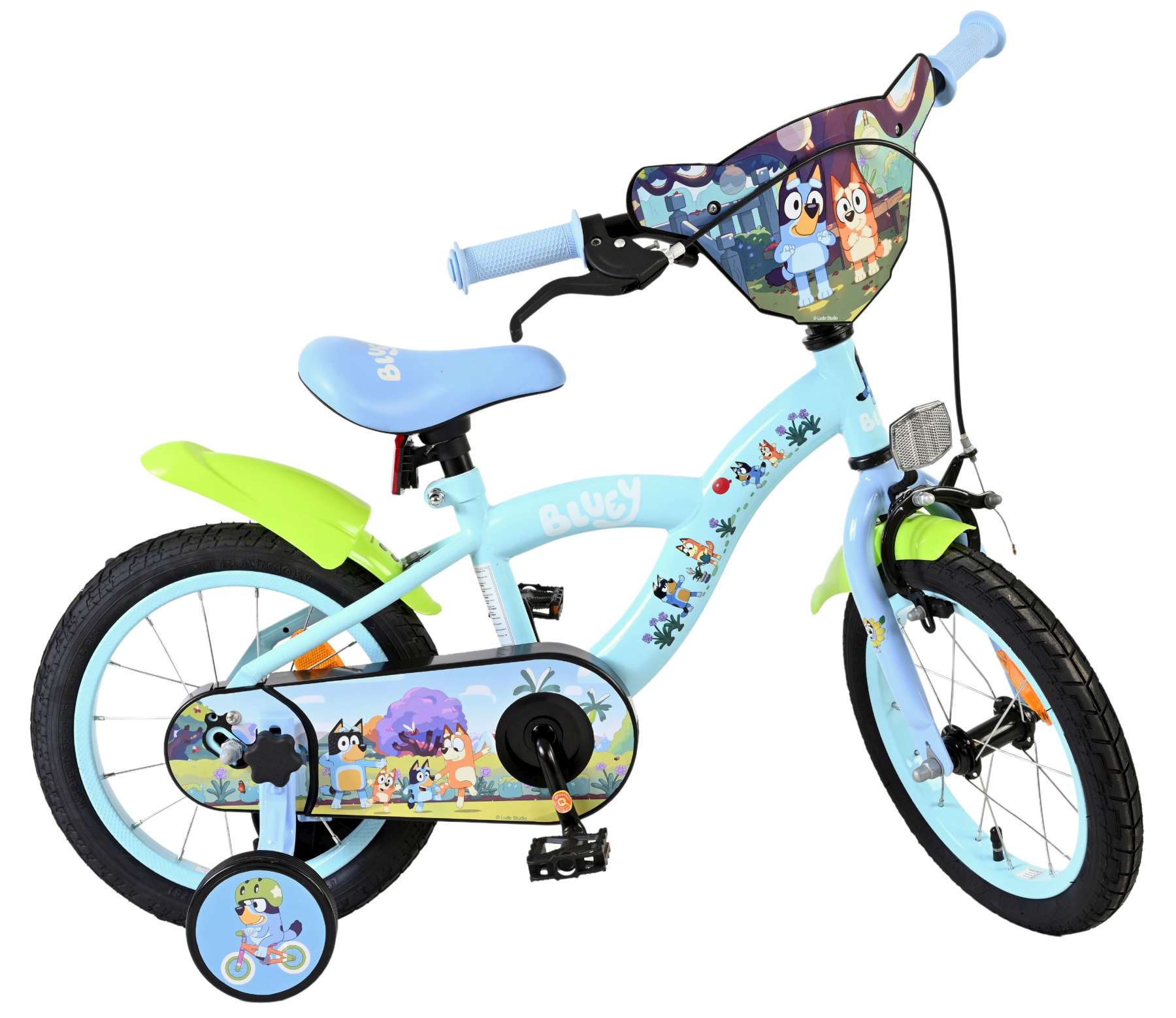 Bluey Kinderfiets - Lichtblauw - Afbeelding 10