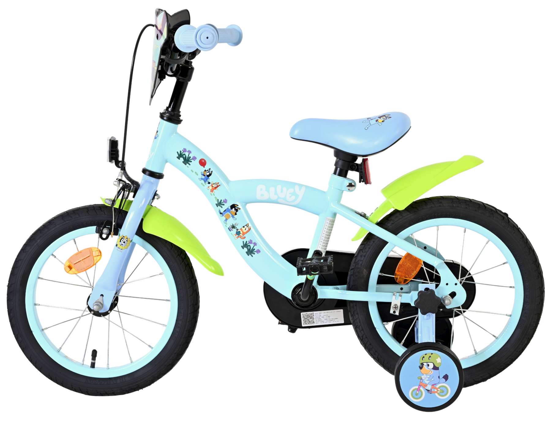 Bluey Kinderfiets - Lichtblauw - Afbeelding 7