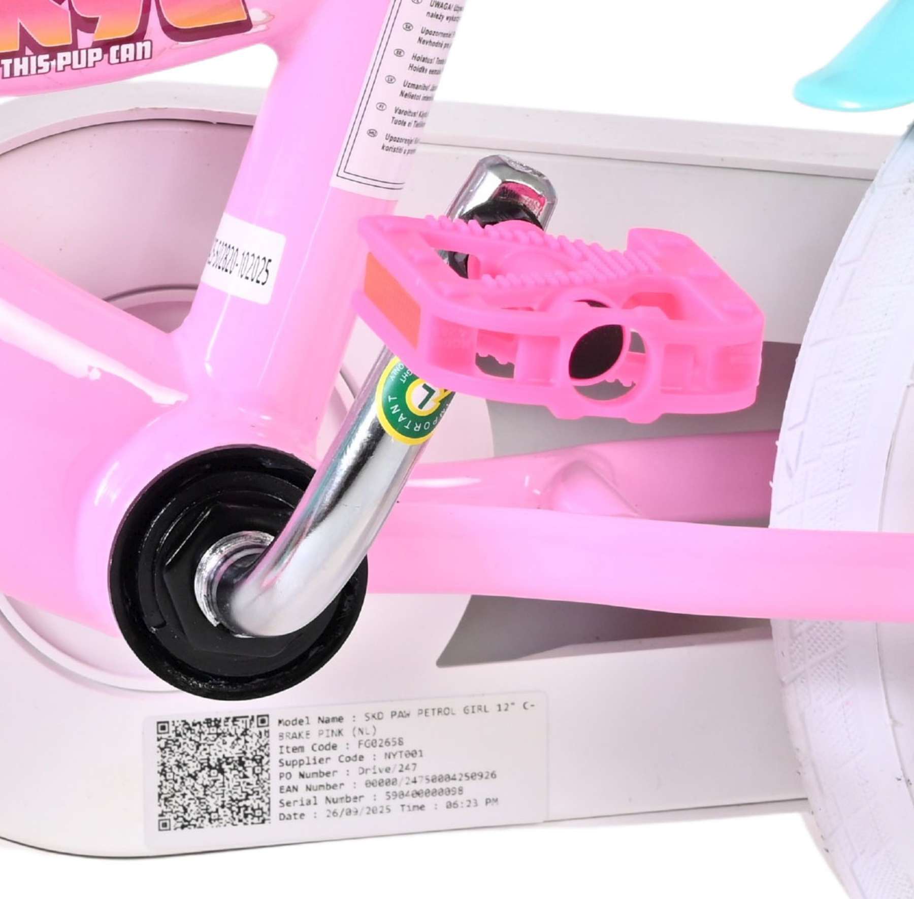 Paw Patrol Kinderfiets - Afbeelding 7