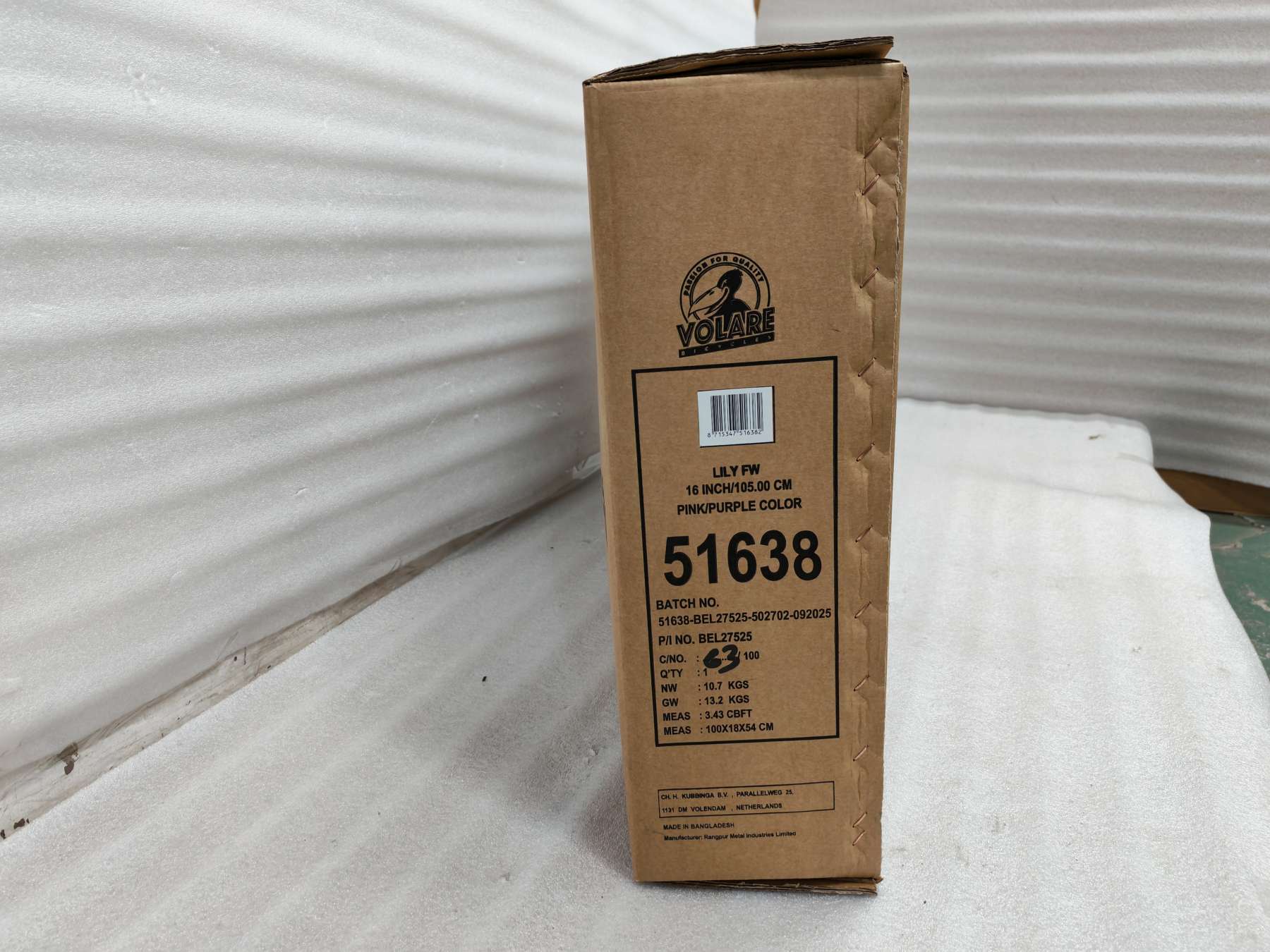 Volare Lily Kinderfiets - Twee Handremmen - Afbeelding 13