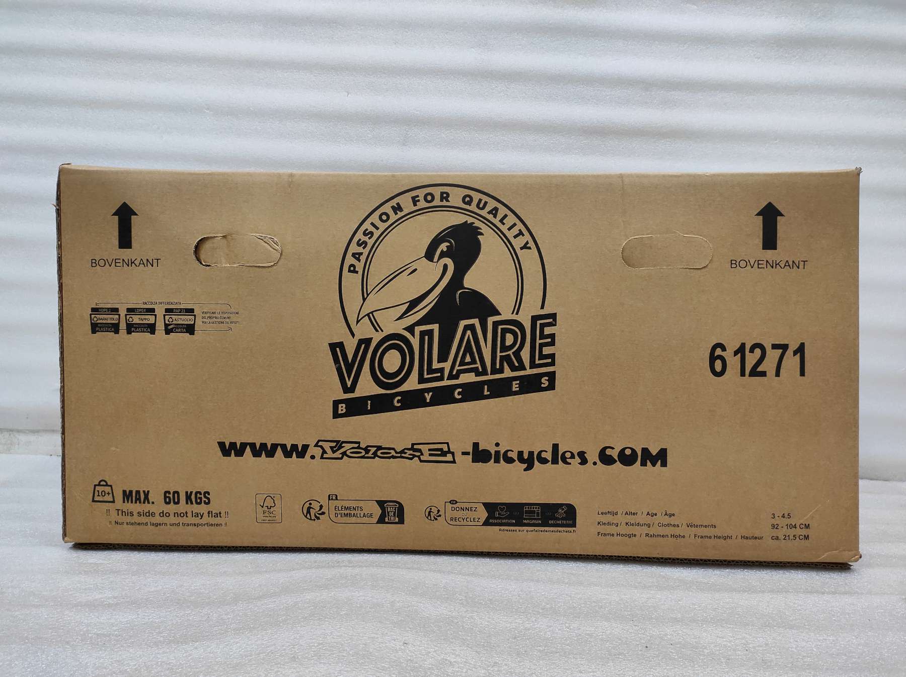 Volare Unicorn Kinderfiets - Twee handremmen - Afbeelding 12