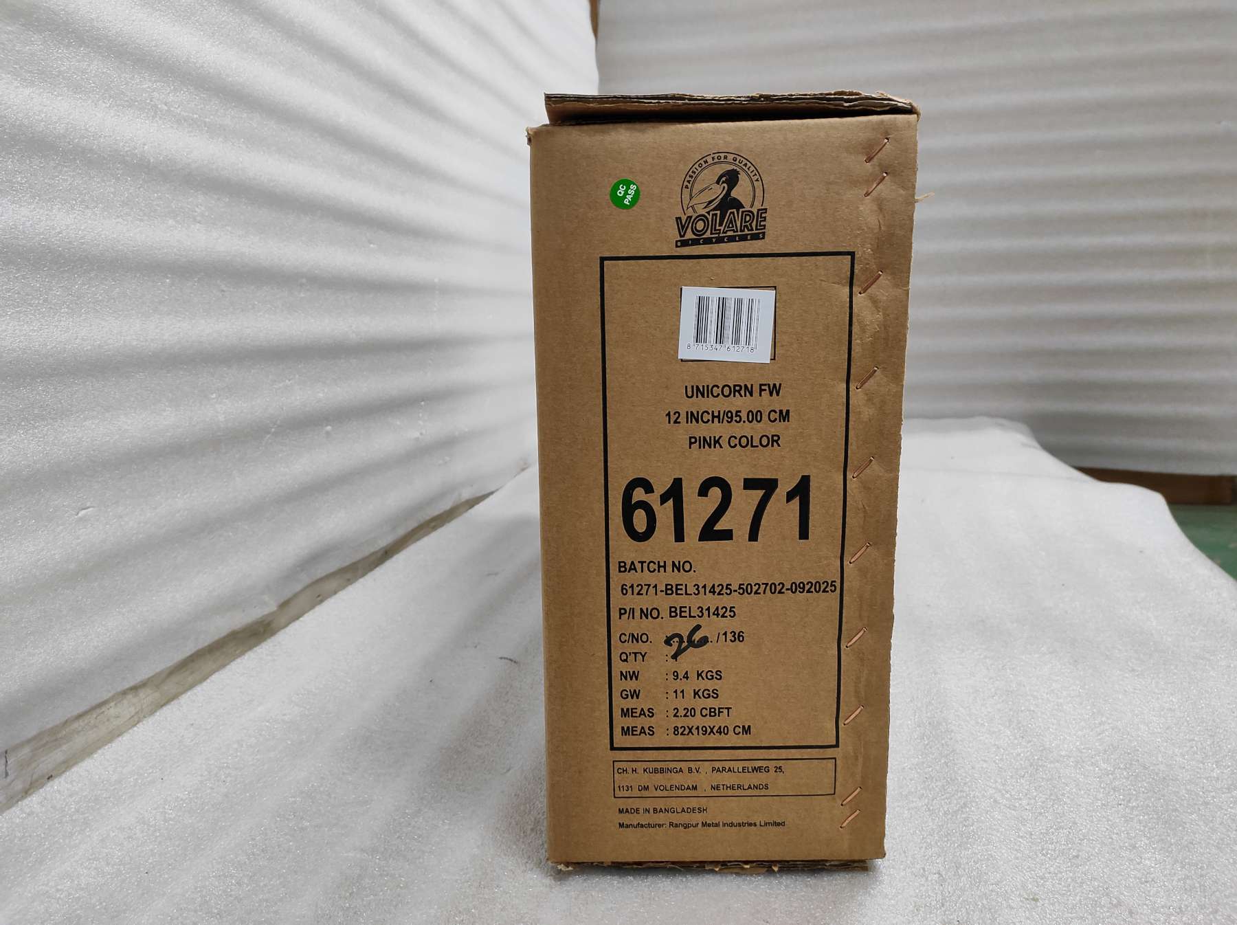 Volare Unicorn Kinderfiets - Twee handremmen - Afbeelding 26