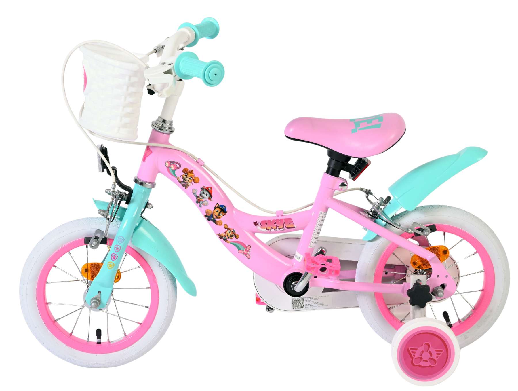 Paw Patrol Kinderfiets - Twee handremmen - Afbeelding 7