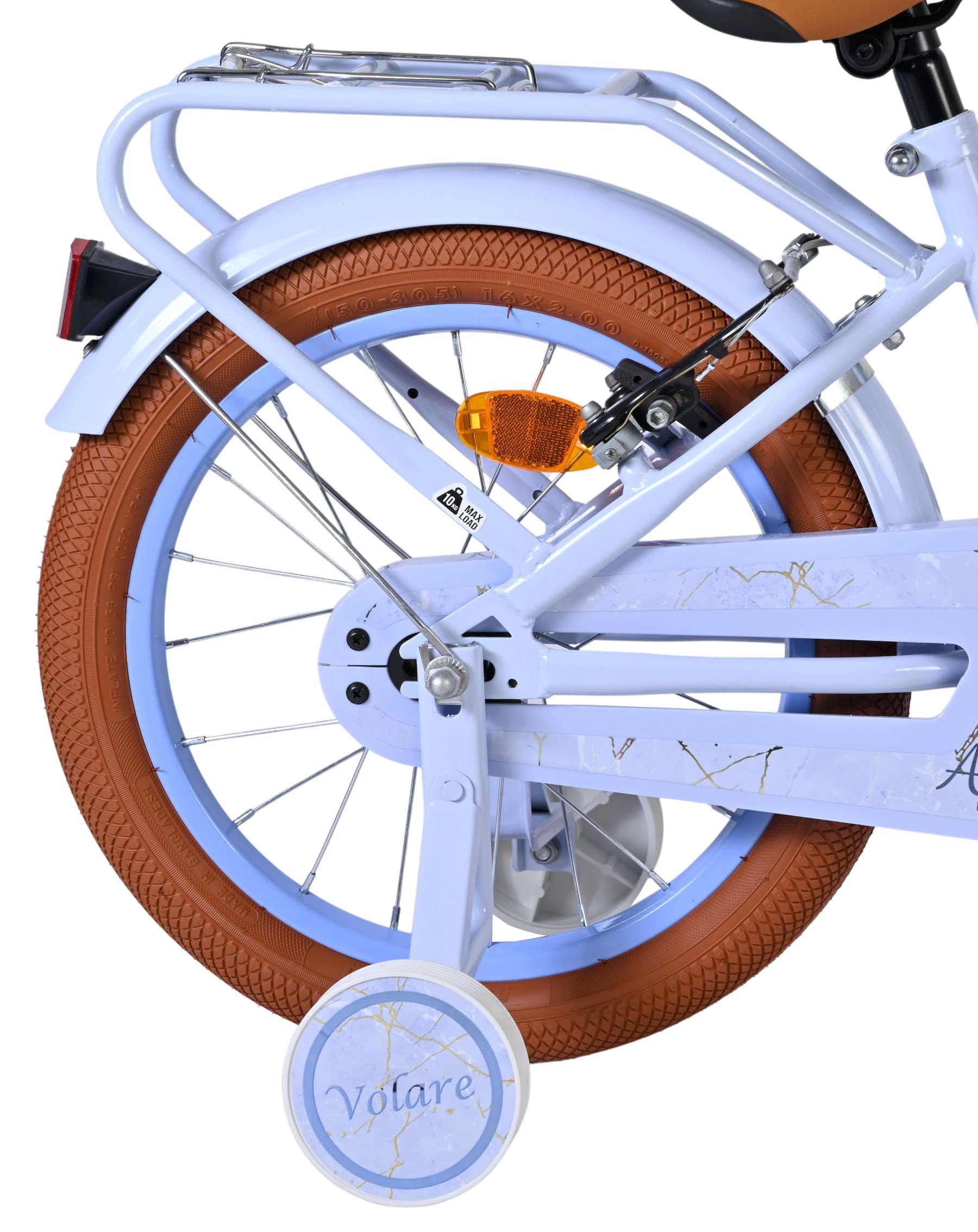 Volare Ashley Kinderfiets - Pastel - Twee Handremmen - Afbeelding 3