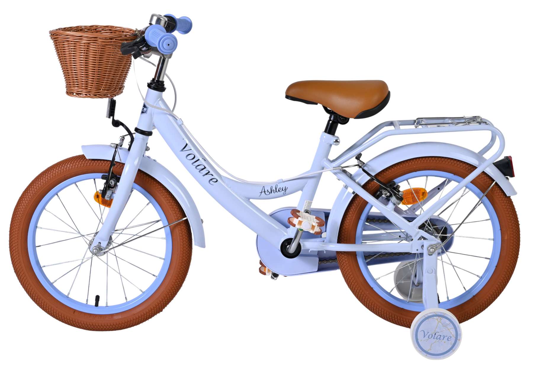 Volare Ashley Kinderfiets - Pastel - Twee Handremmen - Afbeelding 8