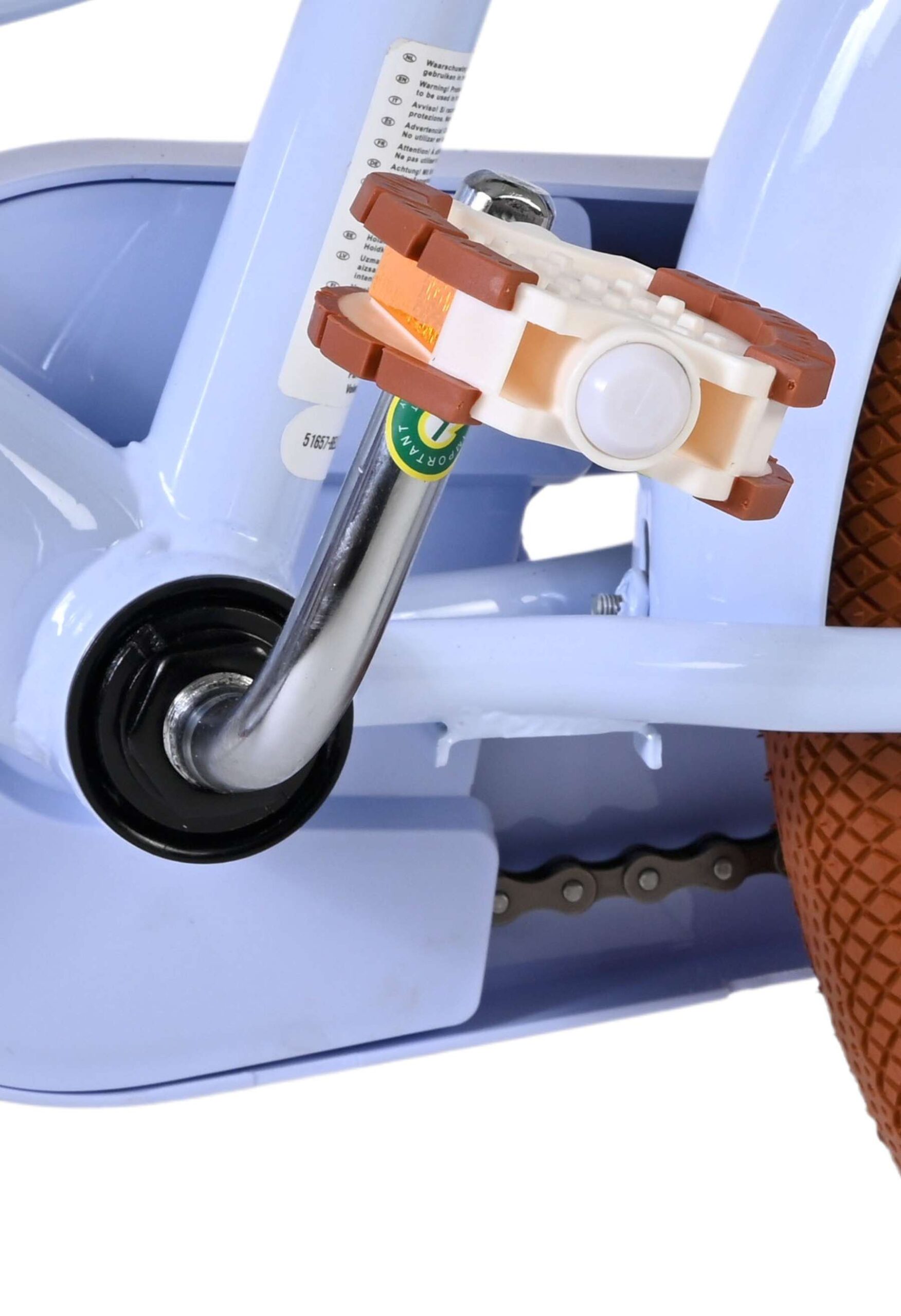 Volare Ashley Kinderfiets - Pastel - Twee Handremmen - Afbeelding 10