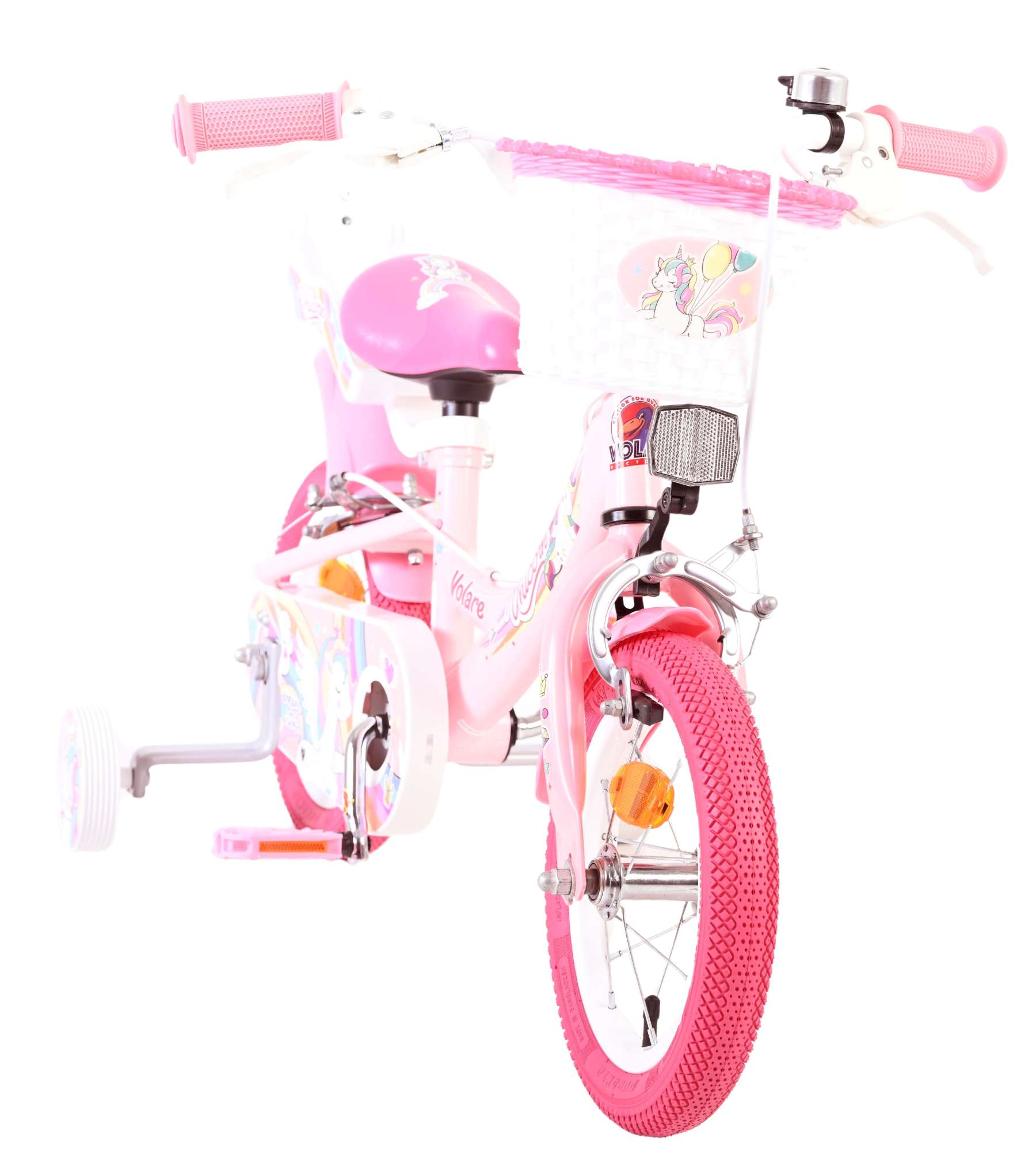 Volare Unicorn Kinderfiets - Twee handremmen - Afbeelding 6