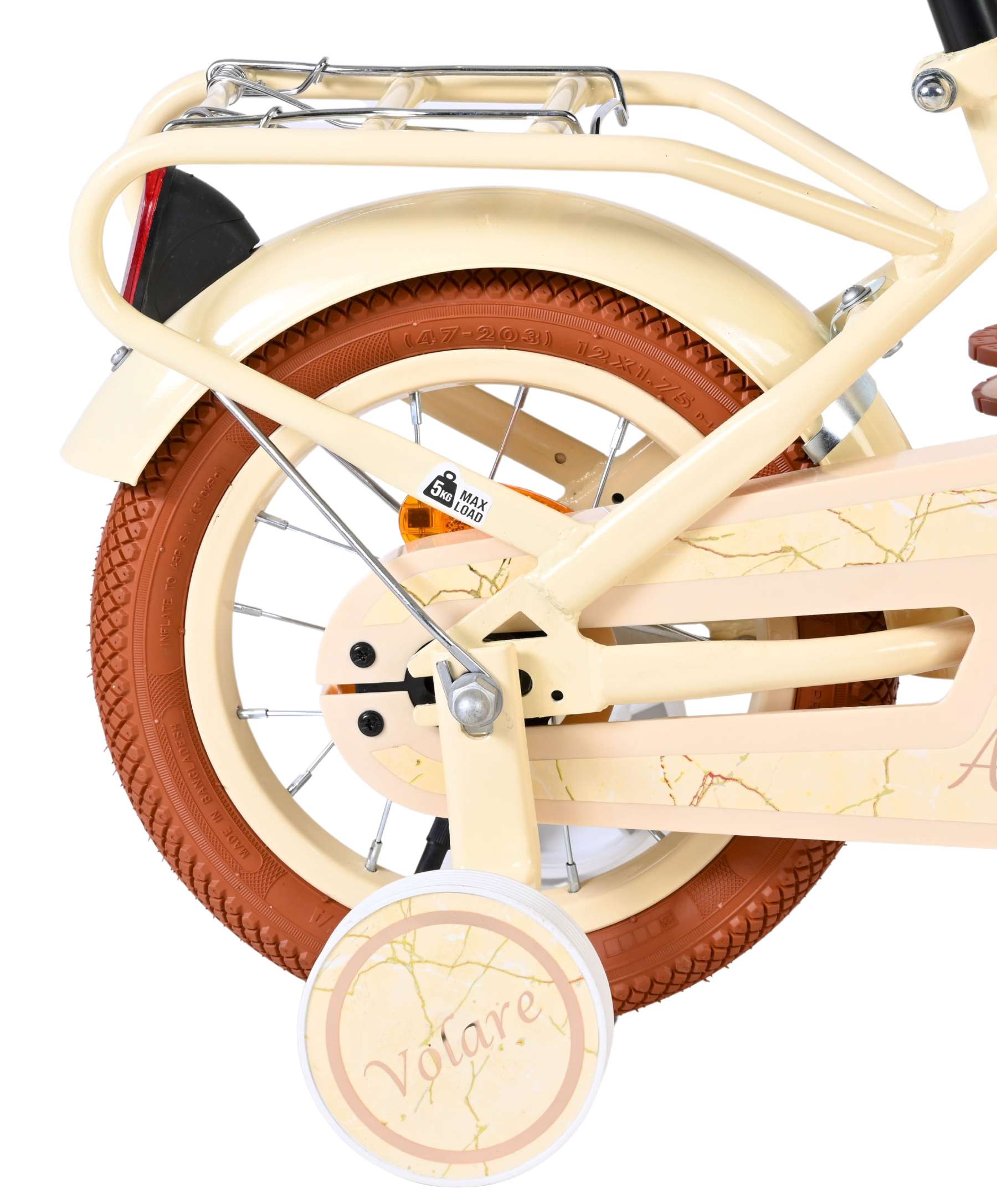 Volare Ashley Kinderfiets - Creme - Afbeelding 2