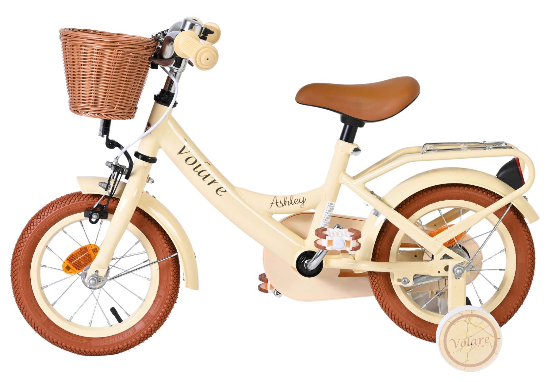 Volare Ashley Kinderfiets - Creme - Afbeelding 7
